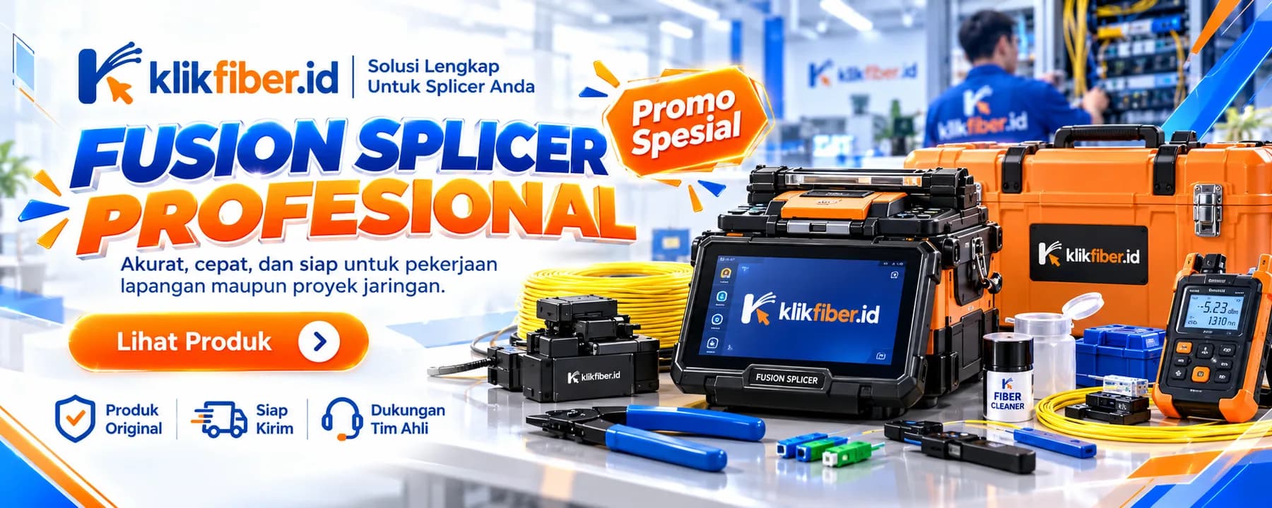 Fusion splicer profesional Klikfiber